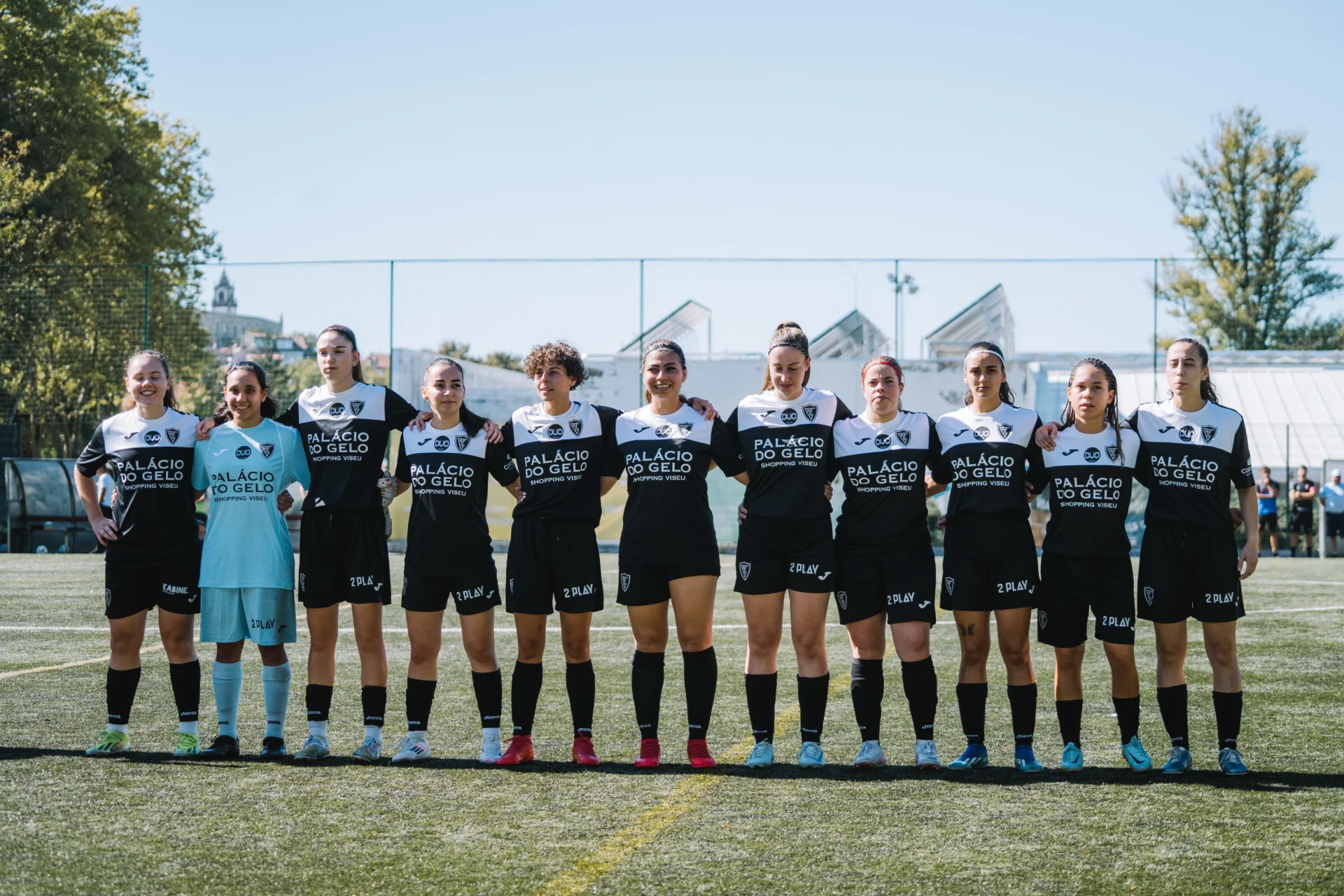 Futebol Feminino Académico Apurado Para As Meias Finias Da Taça Nacional De Promocção Foto Académico Viseu Arquivo