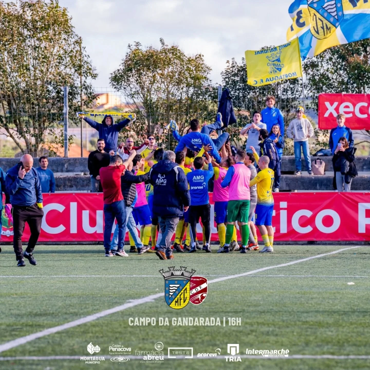 Mortágua Fc E Cd Fátima Festejaram Objetivos Foto Mfc