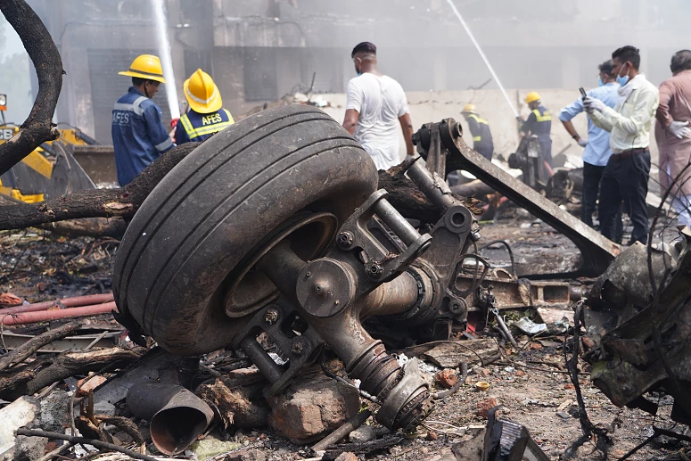 Acidente Avião India