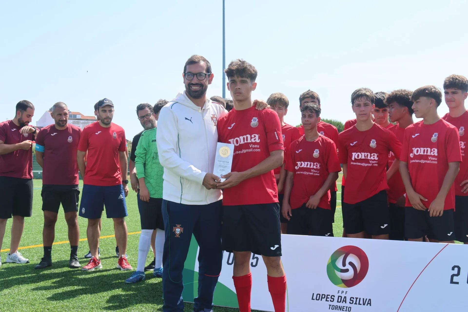 Futebol Formação Torneio Lopes Da Silva Af Viseu Ganhou Prémio Fair Play Foto Afv