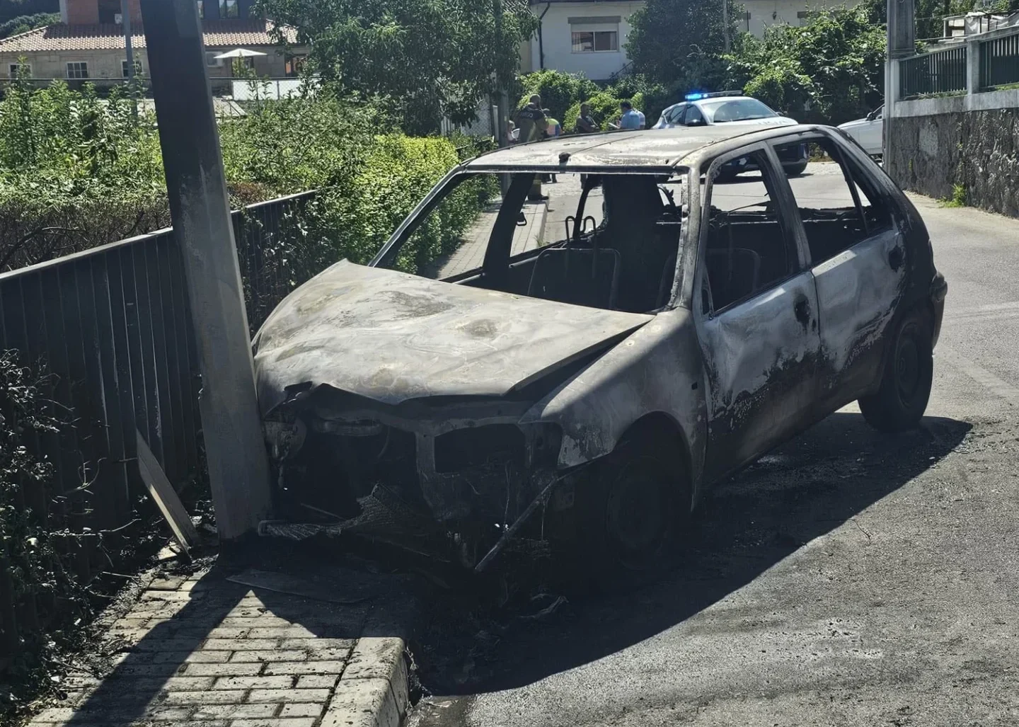 Lamego Incendio Carro
