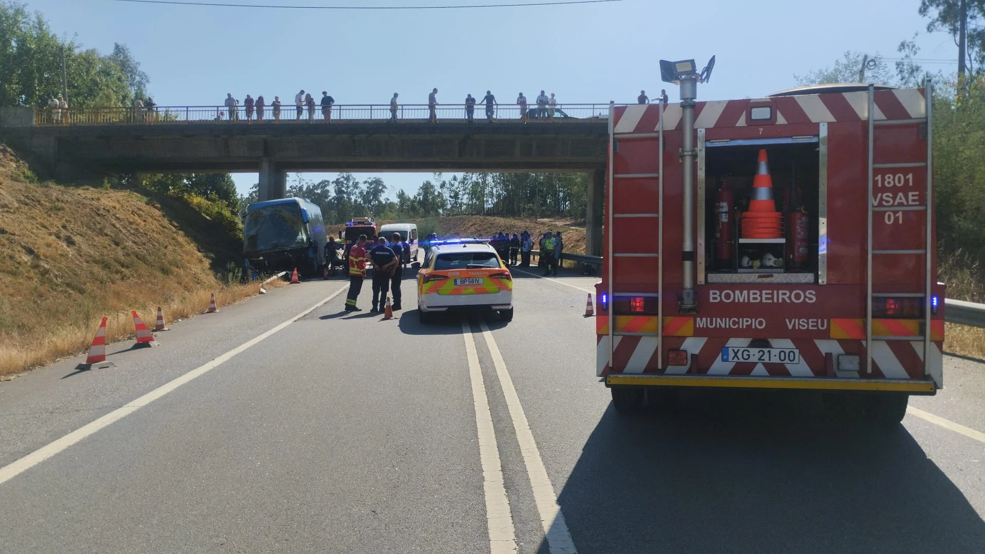 Acidente Ip3 Colisão Tondela