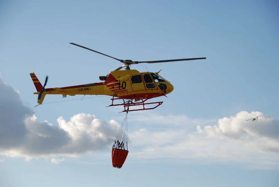 Heli As350 incêndios