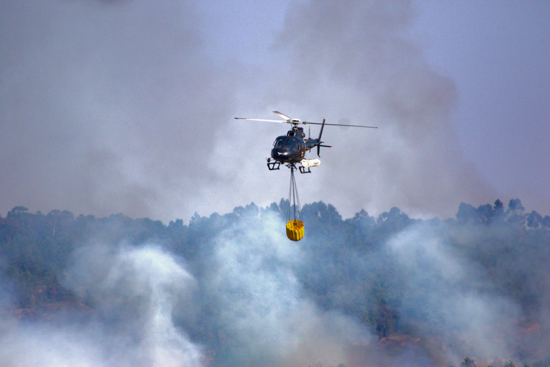 Incendio Helicoptero1