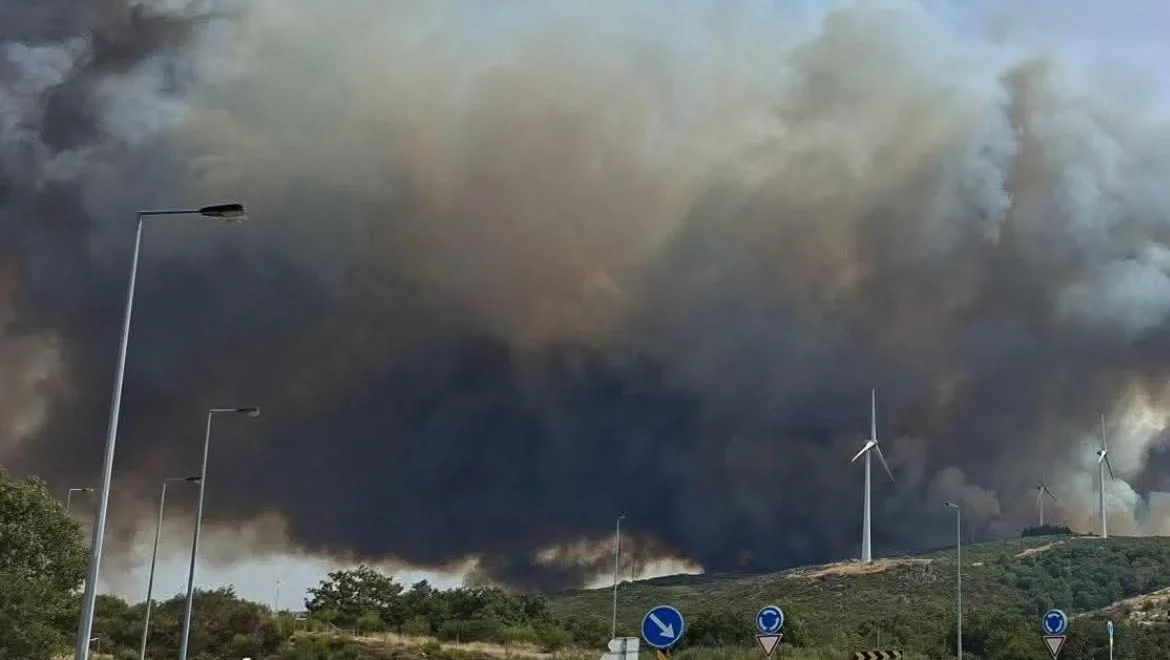 Incendio Castro Daire Meteo