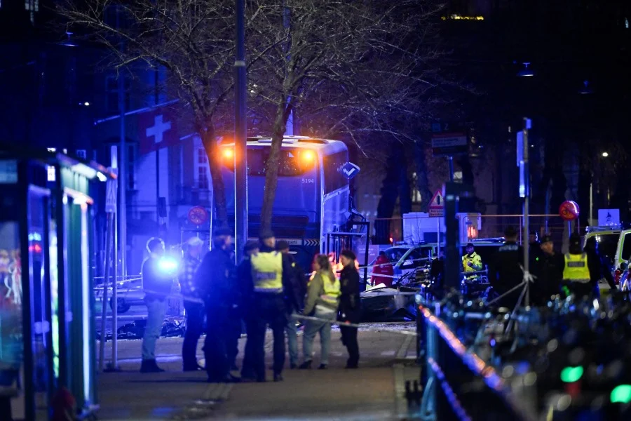 Atropelamento Suécia Mortos
