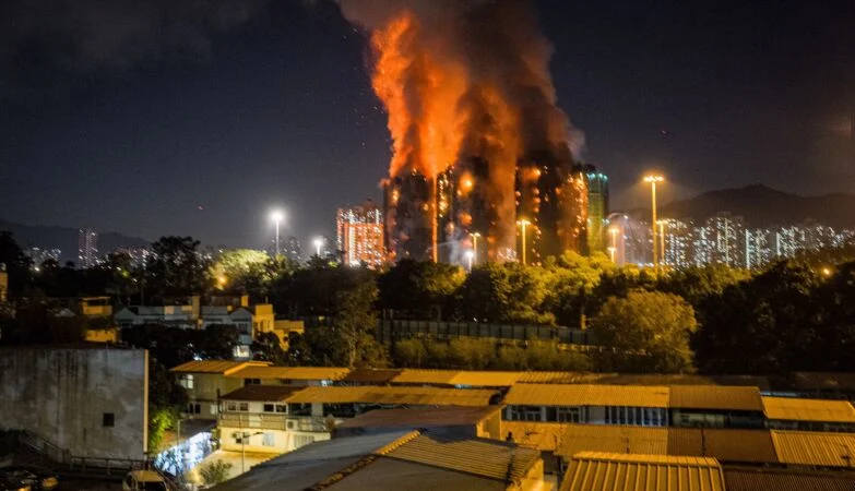IncÊndio Hong Kong