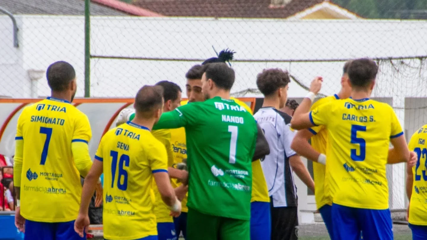 Mortágua Fc Deixou Se Empatar Em Dois Minutos Na Segunda Parte
