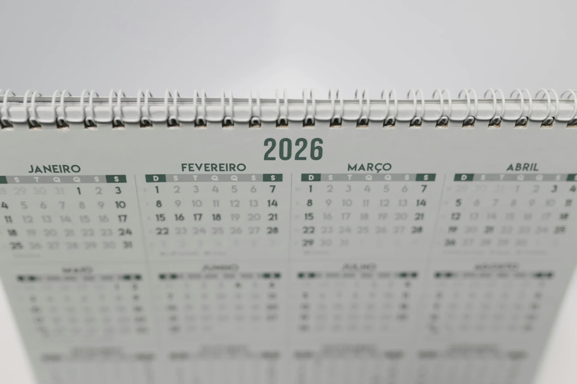 Calendário Novo Ano 2026