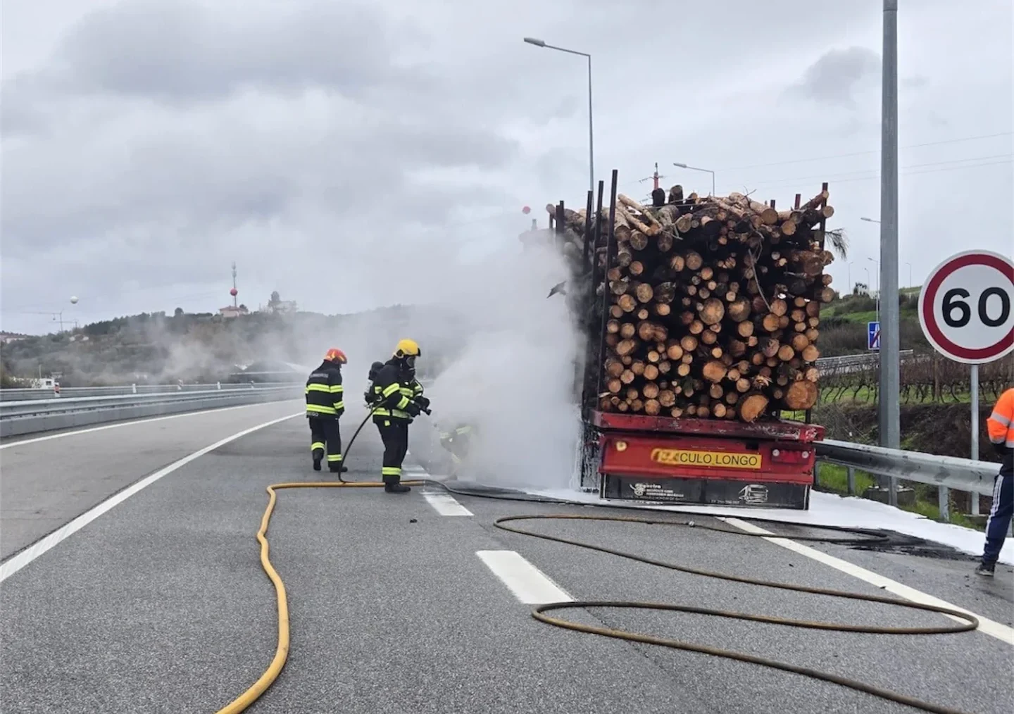 Incendio Lamego Camião