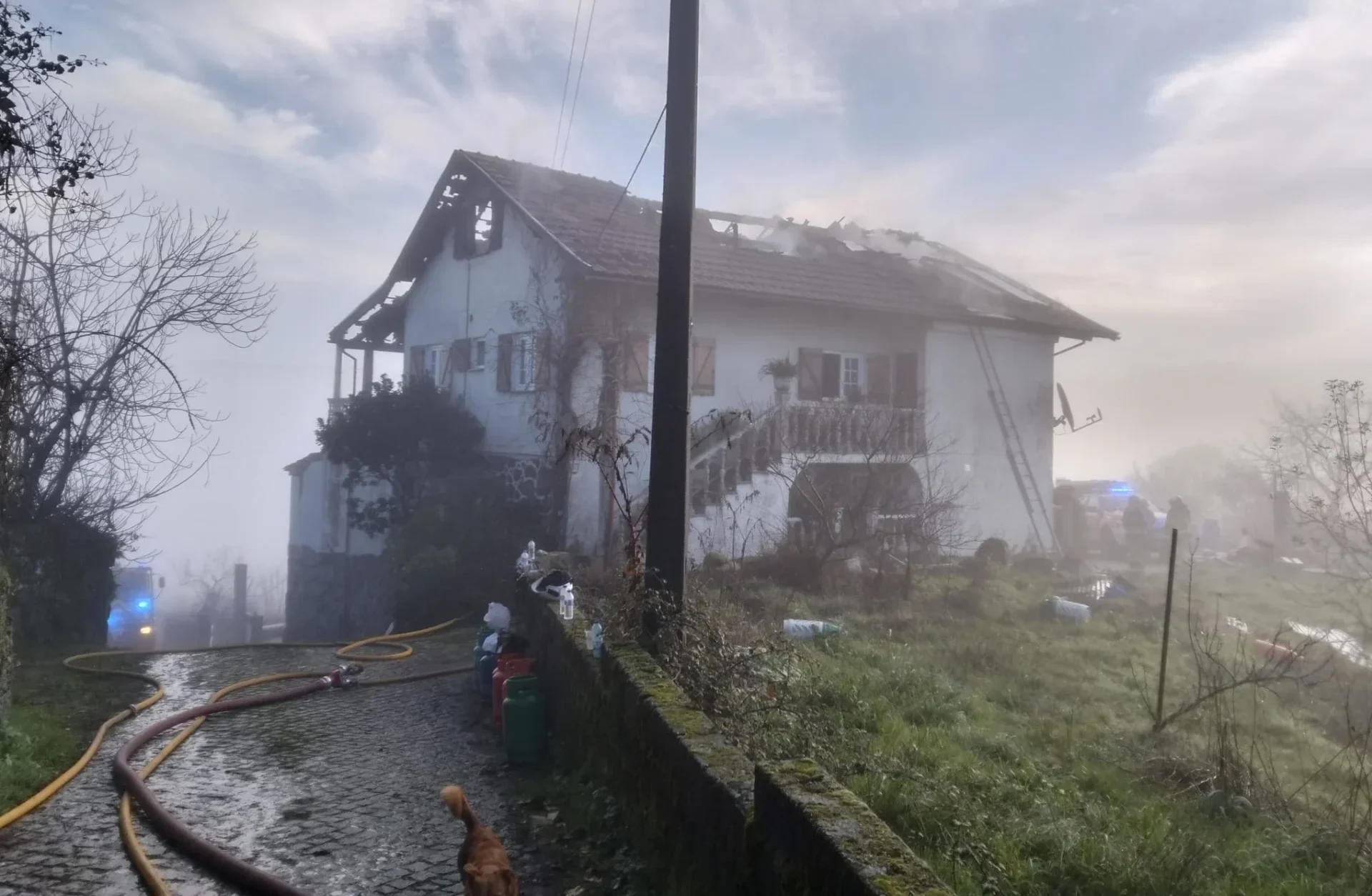Incêndio Mões