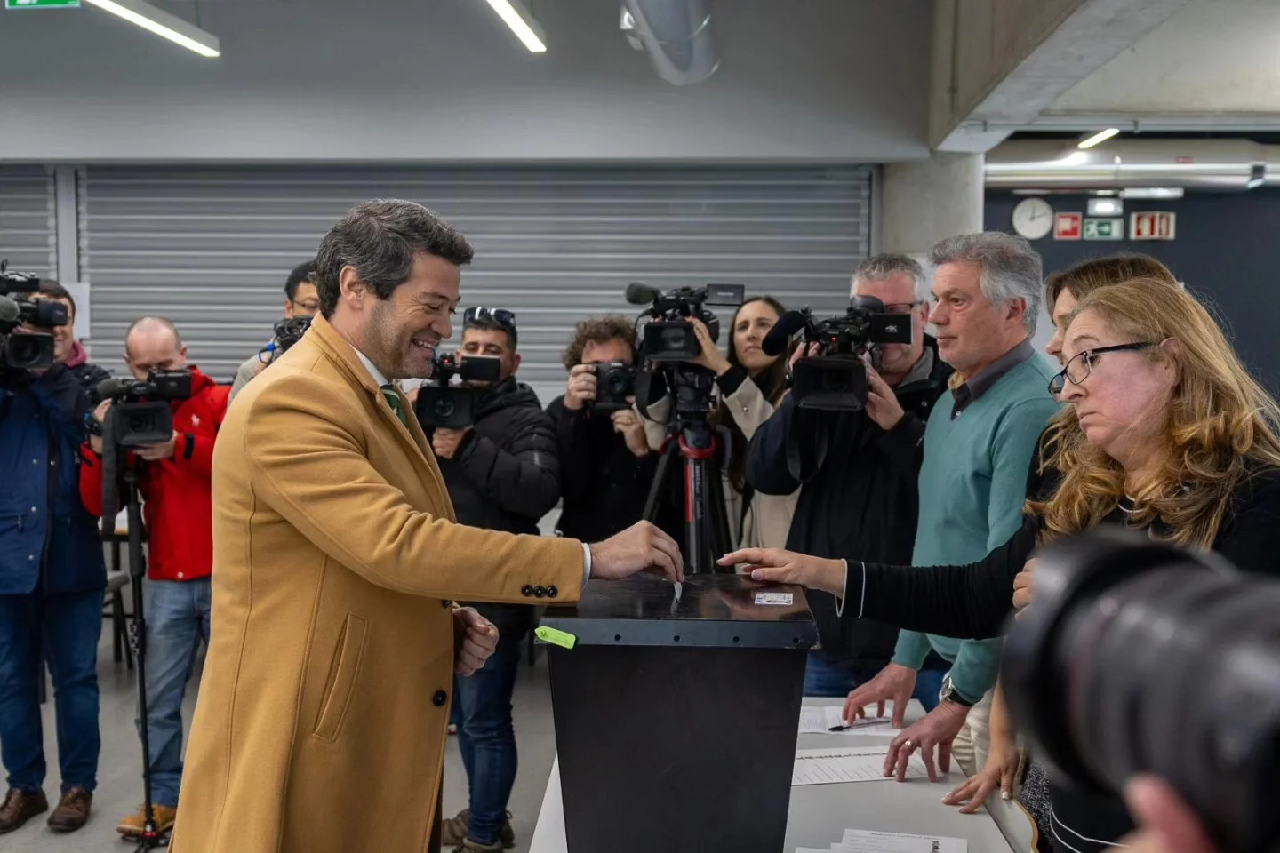 André Ventura Votando