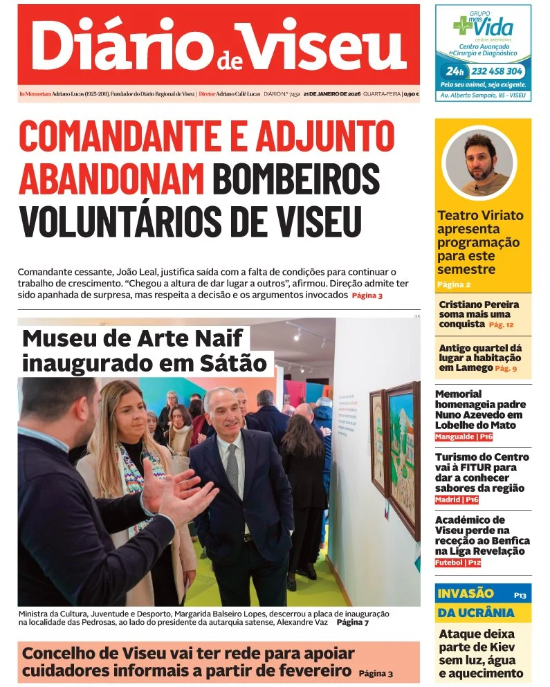 Capa Viseu 21 De Janeiro