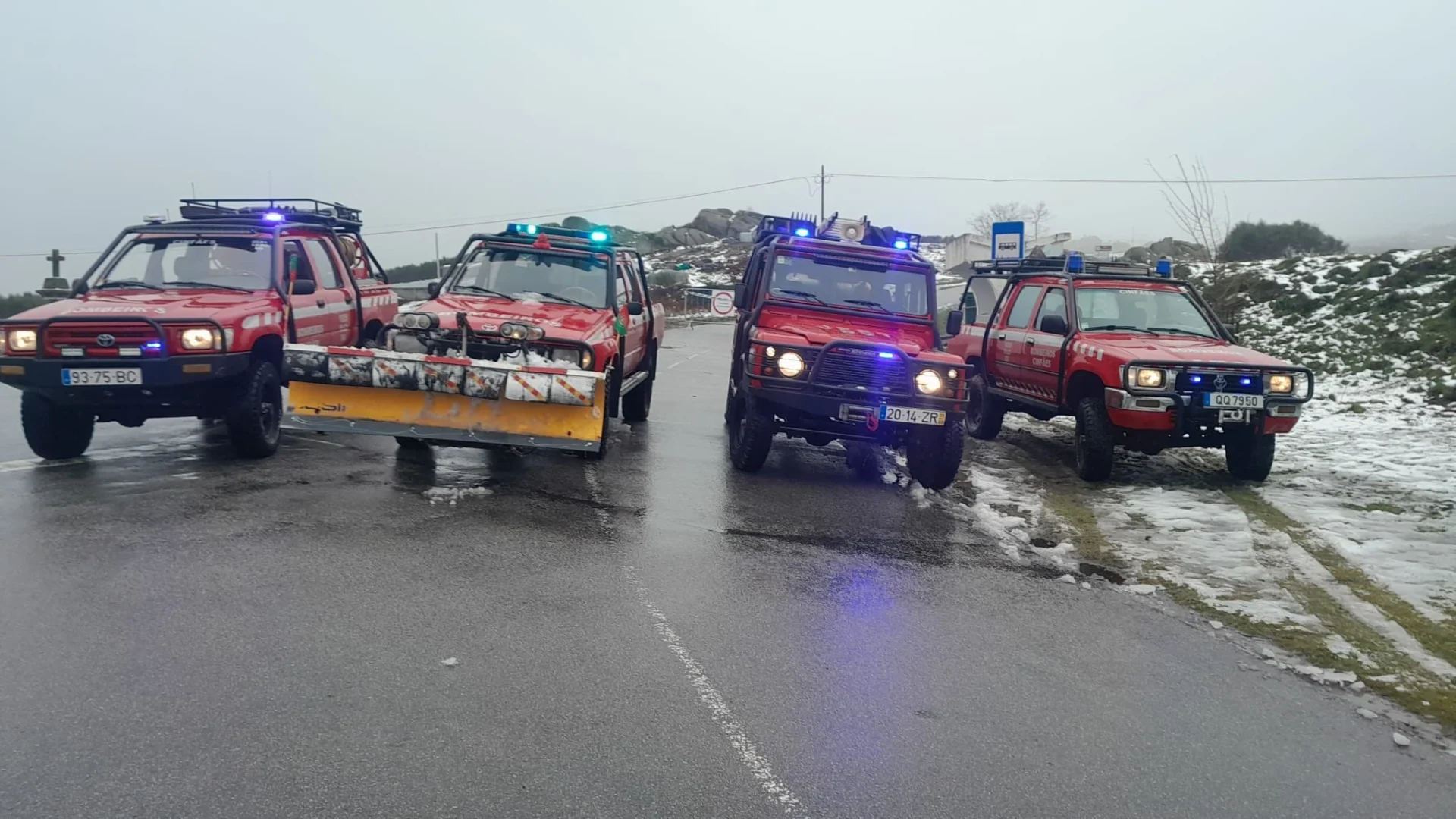 Cinfães Bombeiros Neve