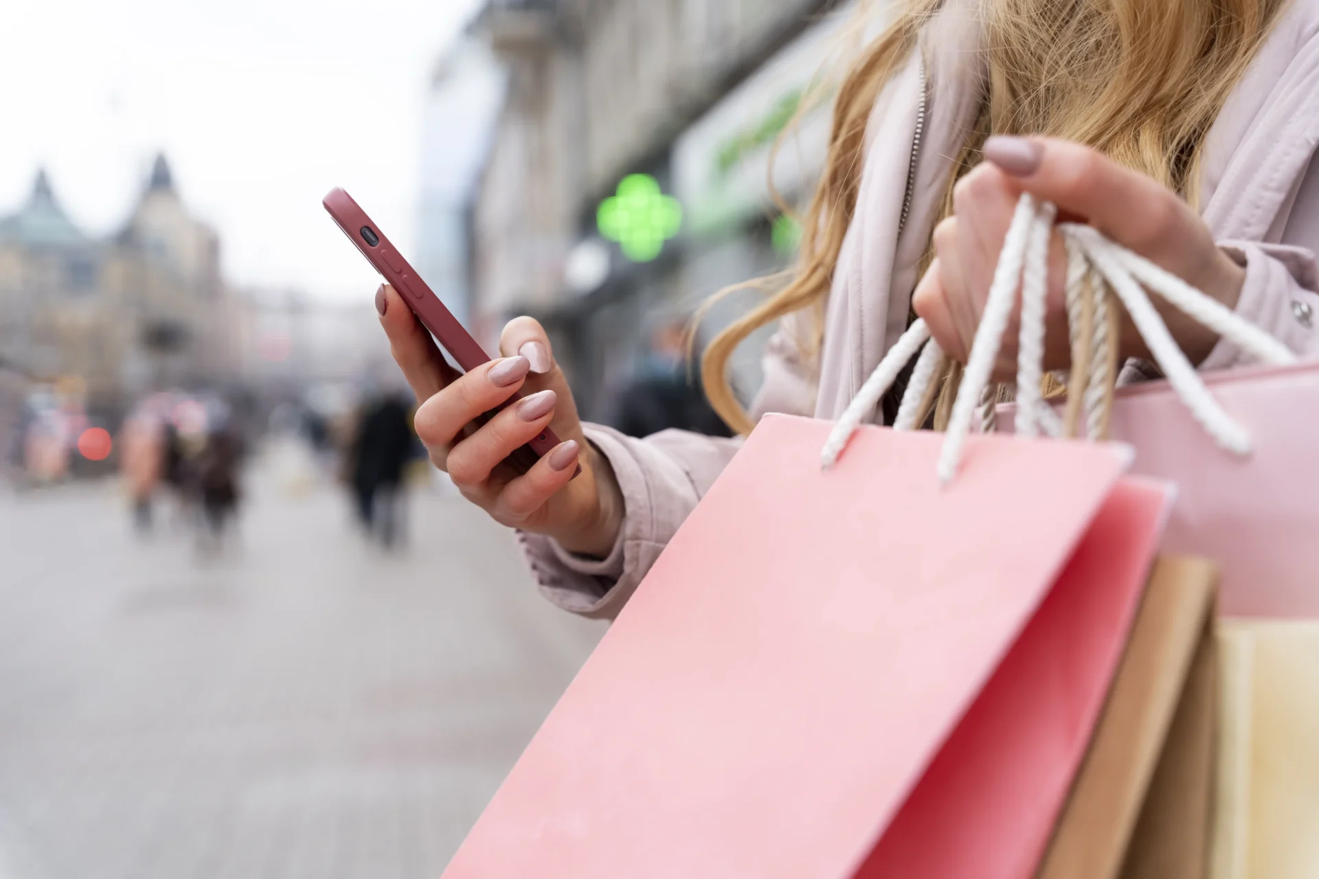 Compras De Jovens Adultos Na Cidade