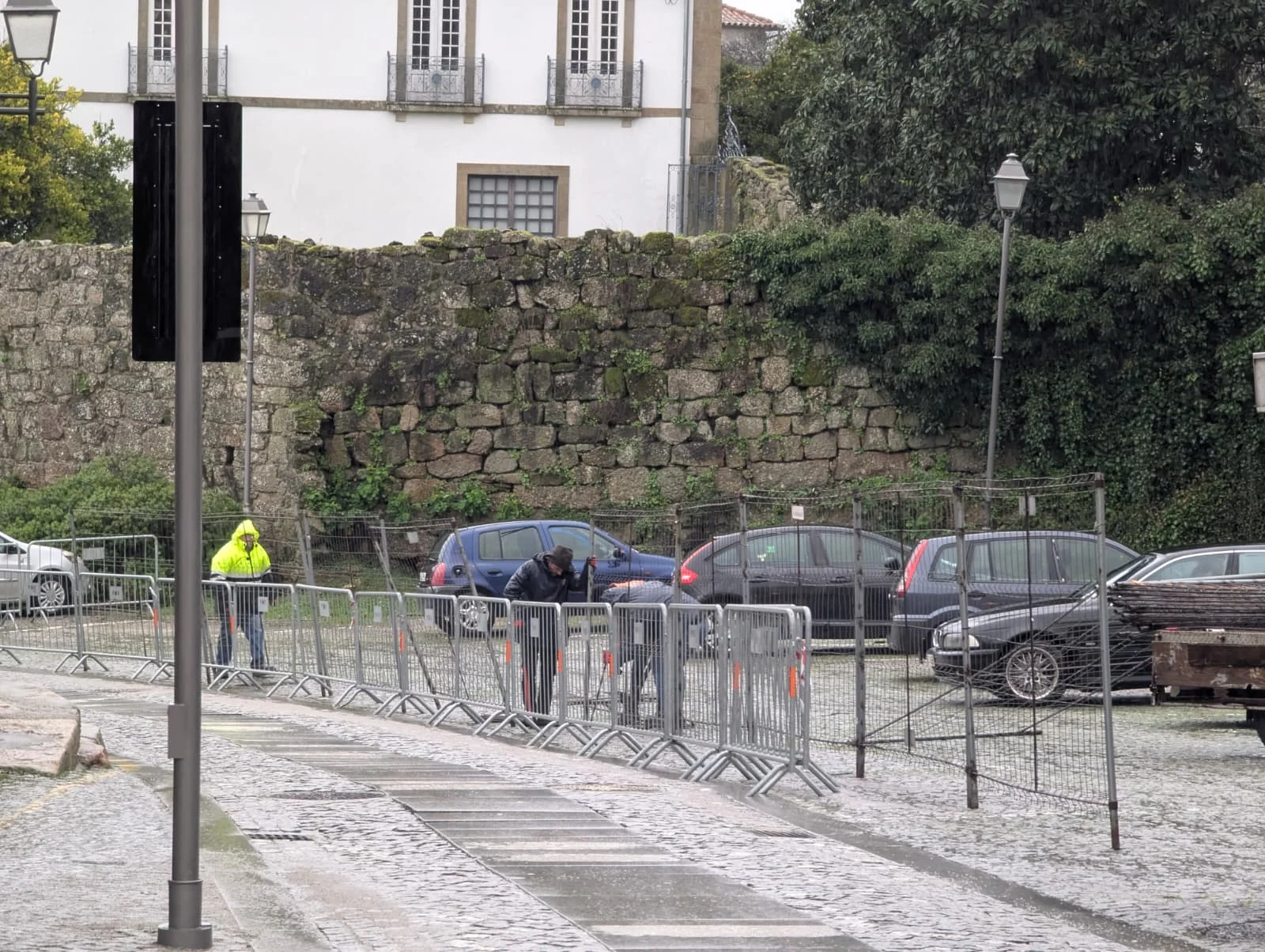 Viseu Obras Estacionamento Funicular