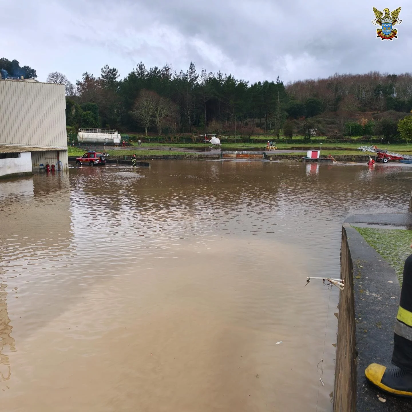 Quartel Santa Comba Dão Inundado