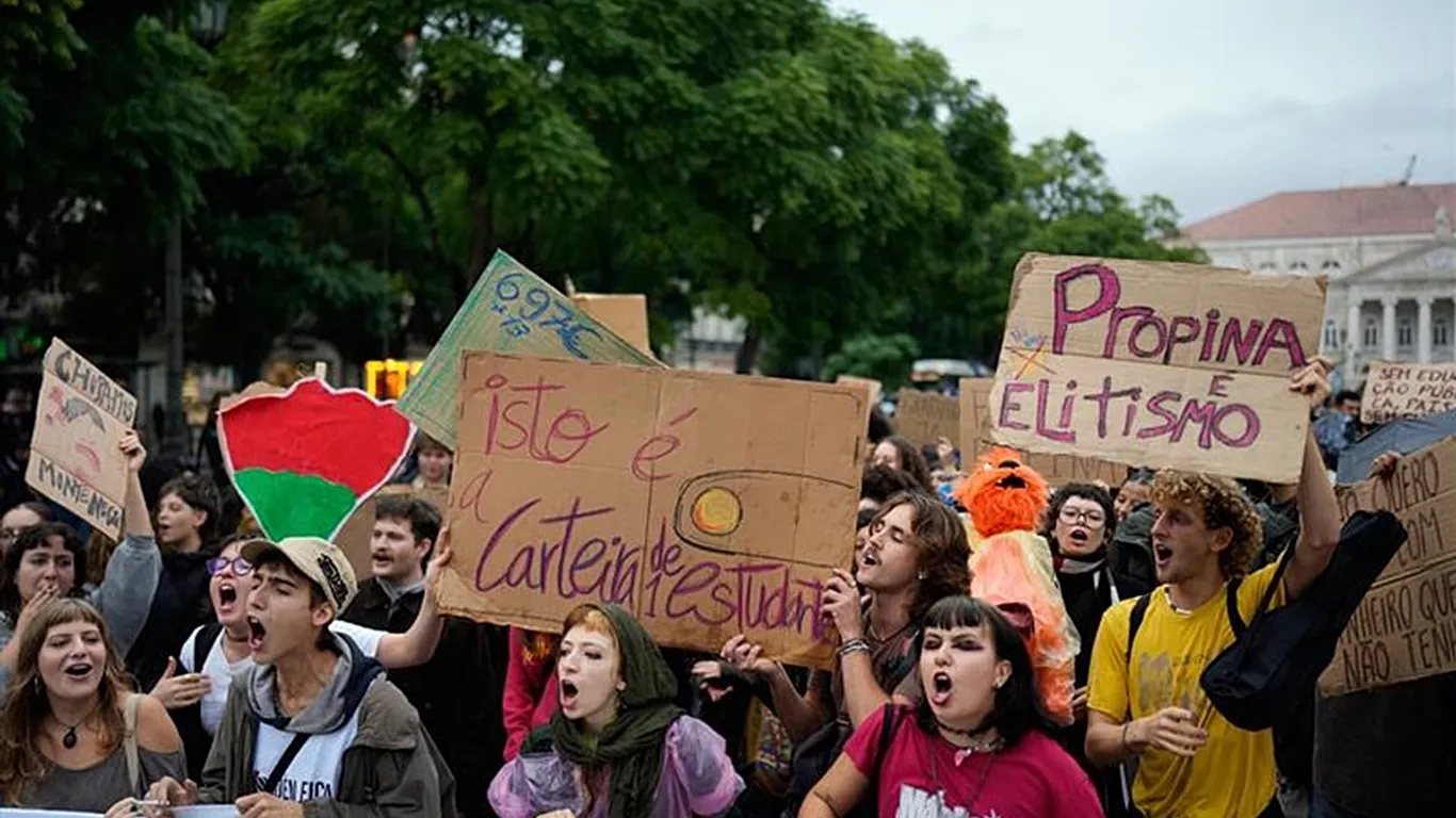 Estudantes Protesto