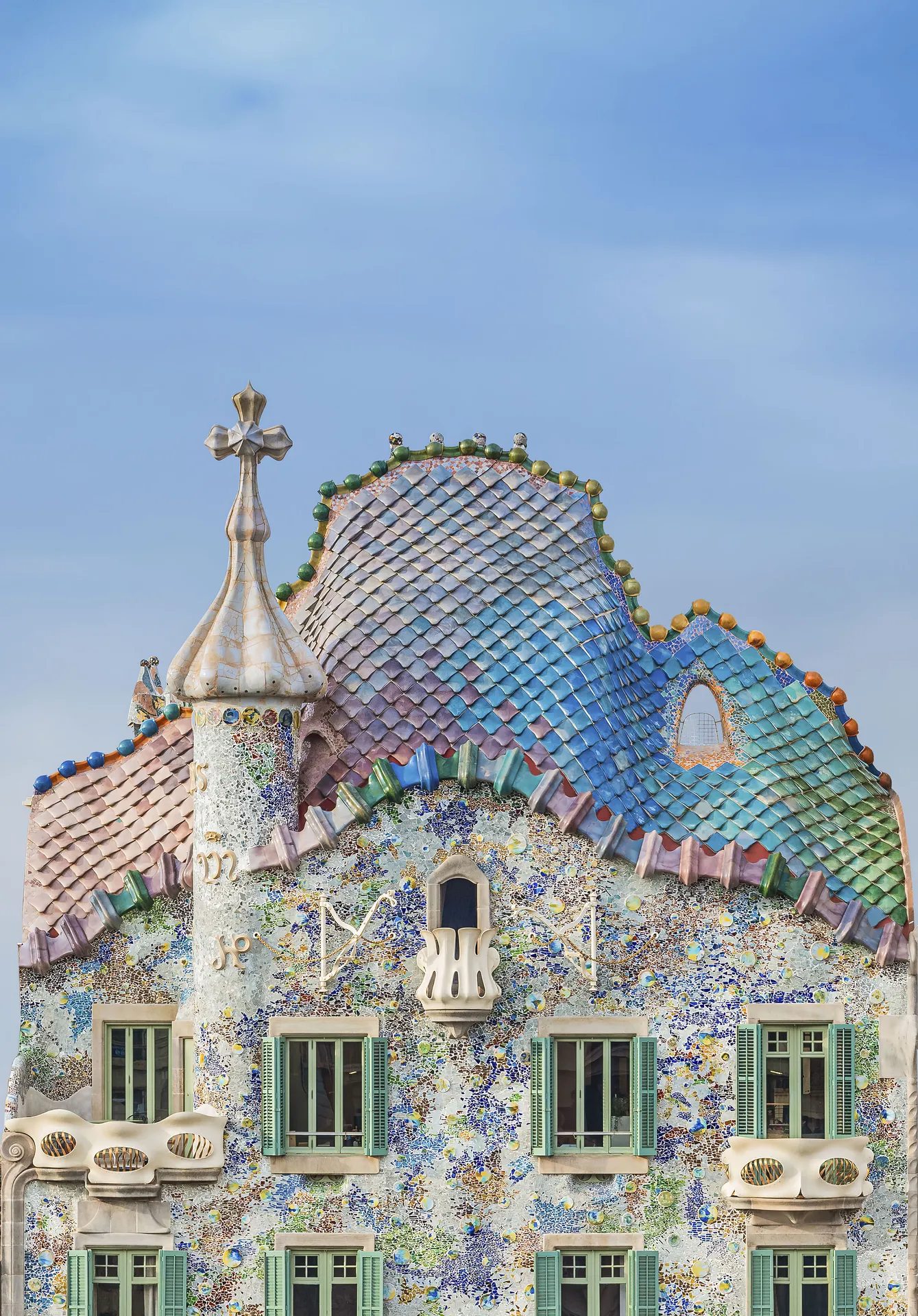 Zona Superior Fachada Casa Batllo