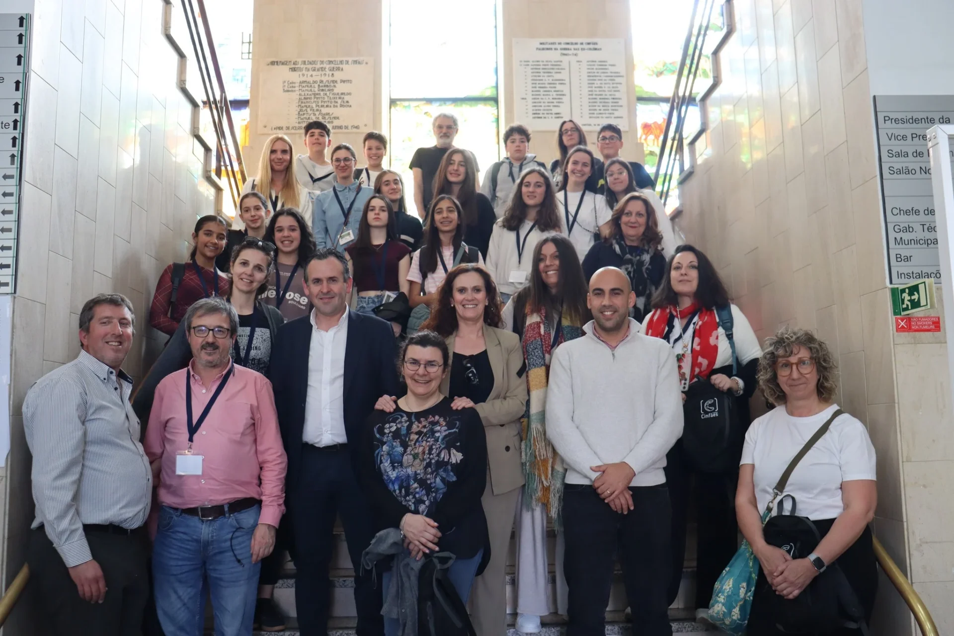 Cinfães Alunos Professores Europeus