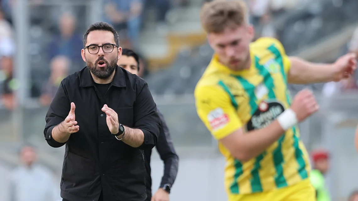 Gonçalo Feio em treino