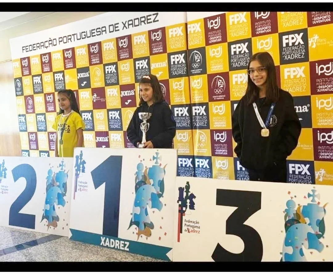 Xadrez Sara Gil Ficou Em Tereciro Lugar No Nacional De Jovens Foto Mm