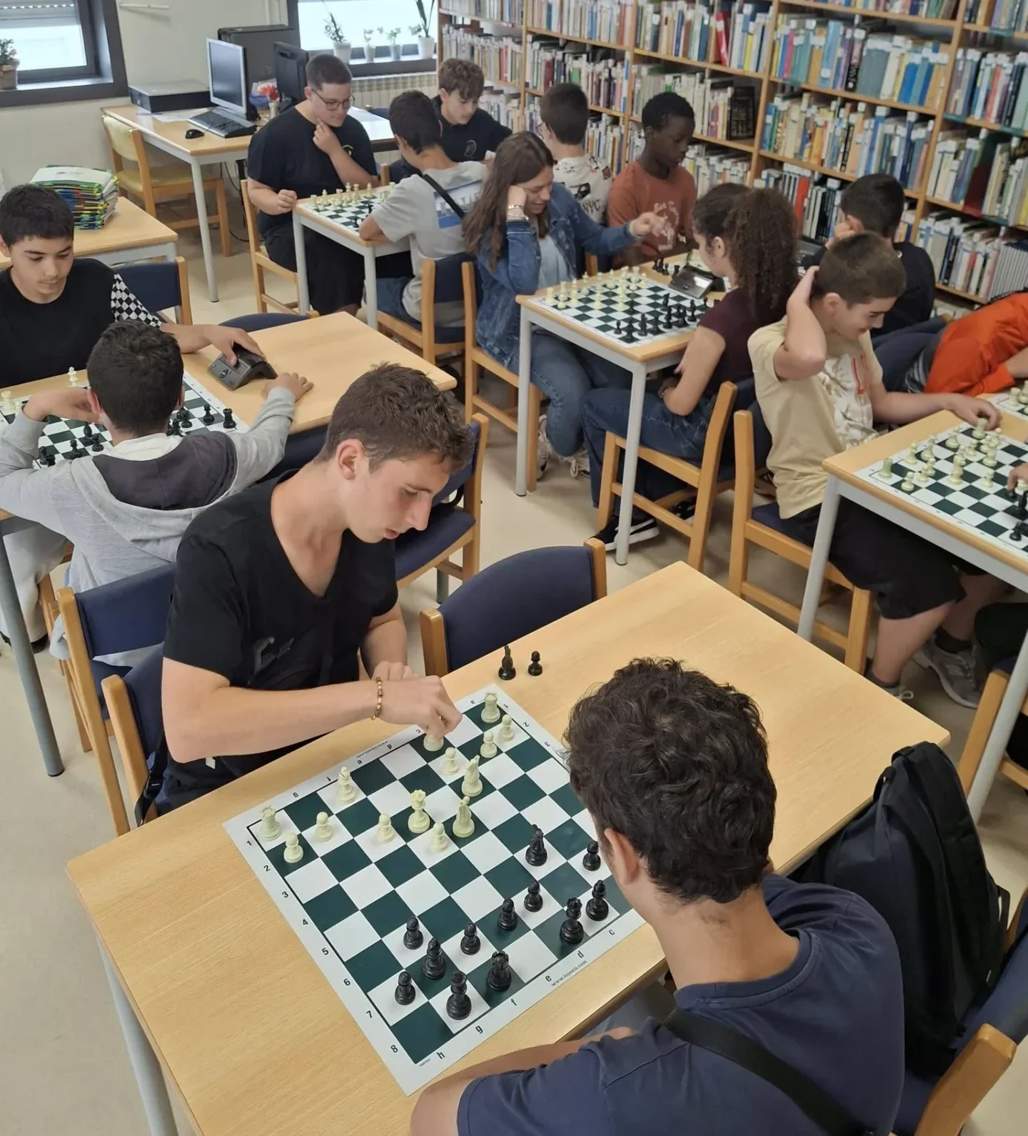 Xadrez Alunos Do Agrupamento De Escola Tomáz Ribeiro