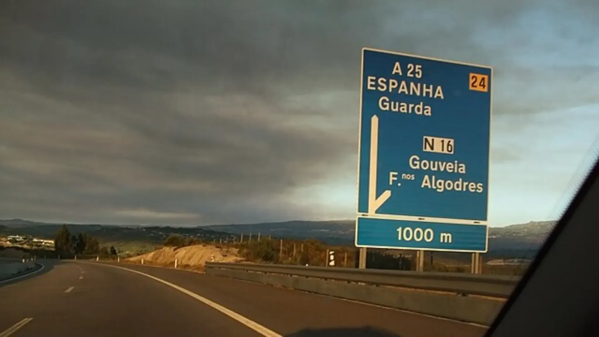 A25 Fogo Corte Estrada