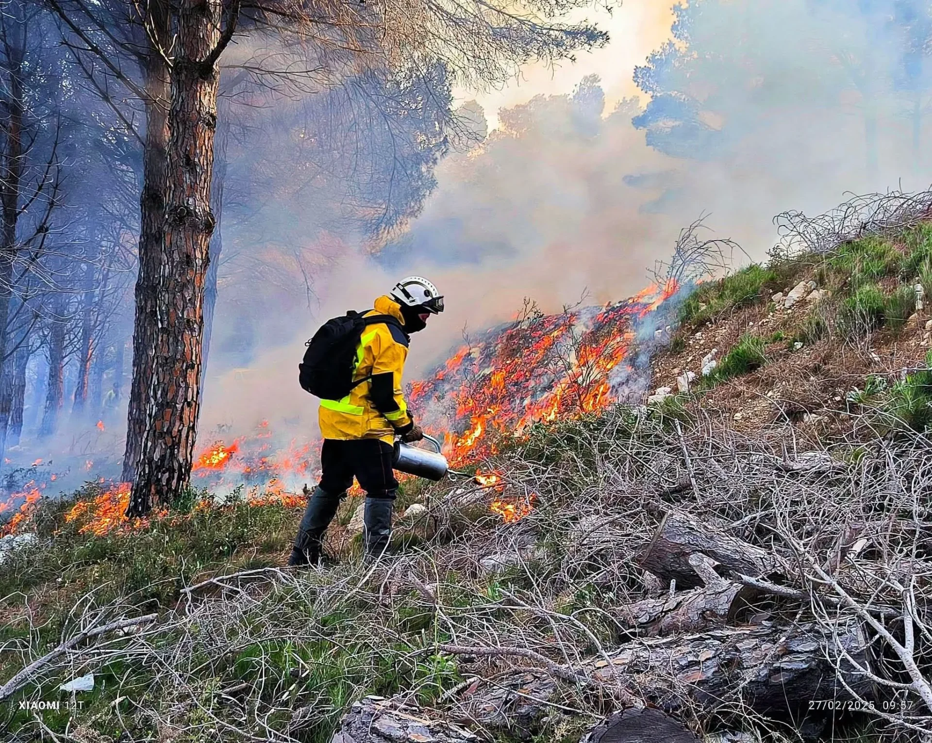 Bombeiros Em Alerta Perigo Fogo