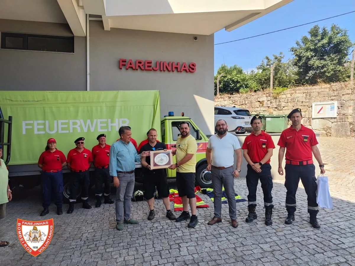 Bombeiros Farejinhas Doação Suíça