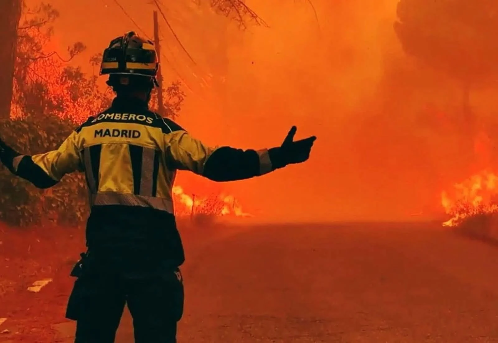 Bombeiros Incêndio Madrid