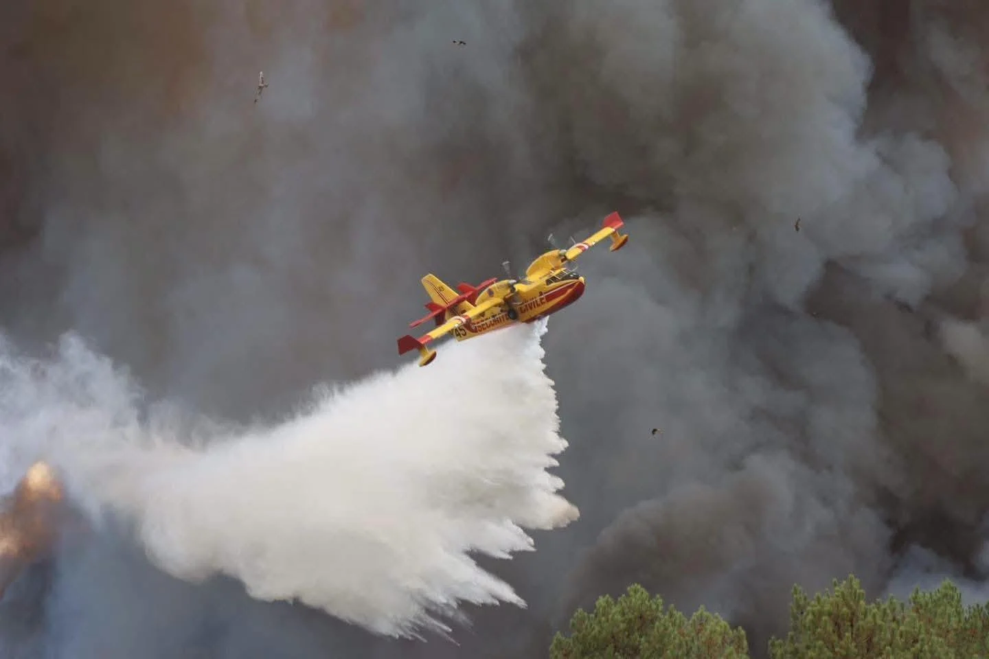Fogo Meio Aéreo De Combate