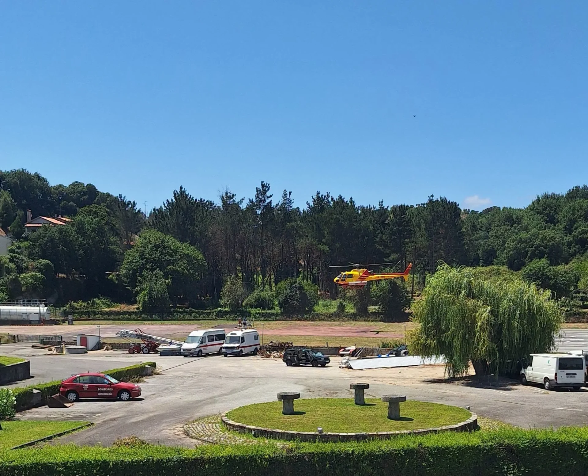 Helicóptero Santa Comba Dão