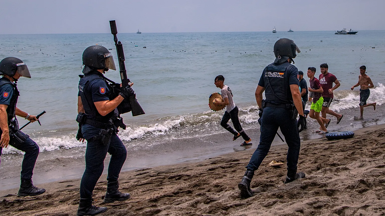Crise Humanitária Ceuta Polícia