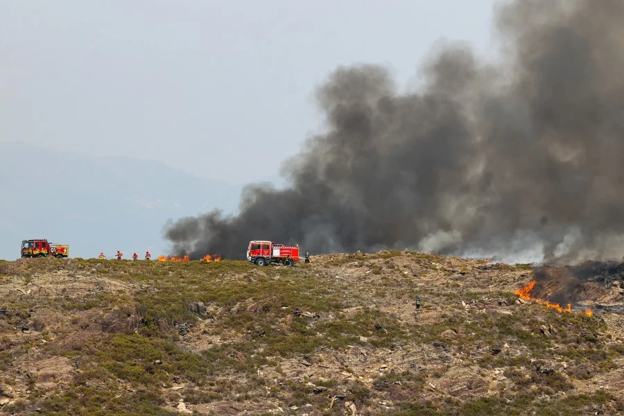 Fogo Em Arouca Uma Frente