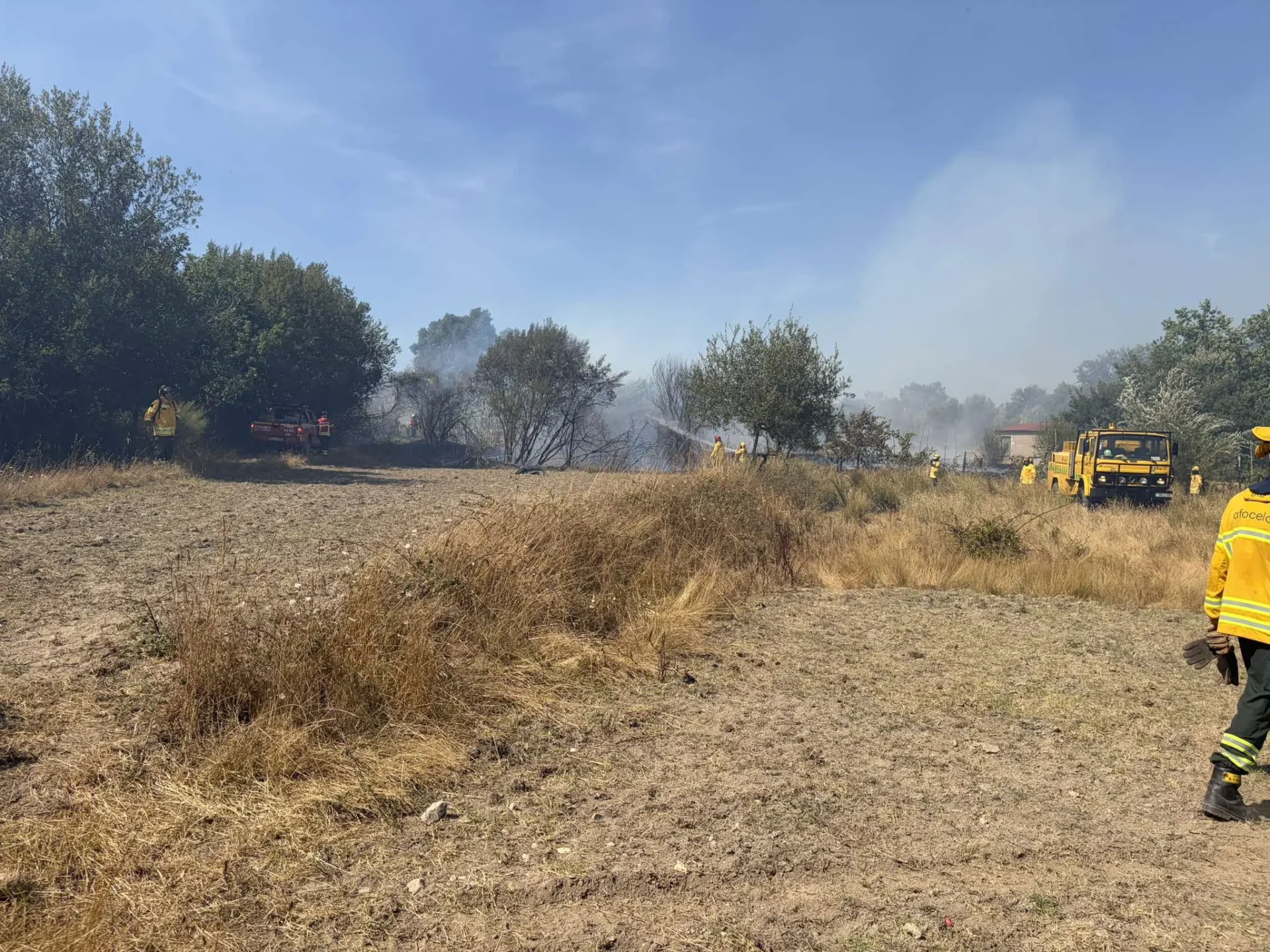 Incêndio Santa Comba Dão Rescaldo