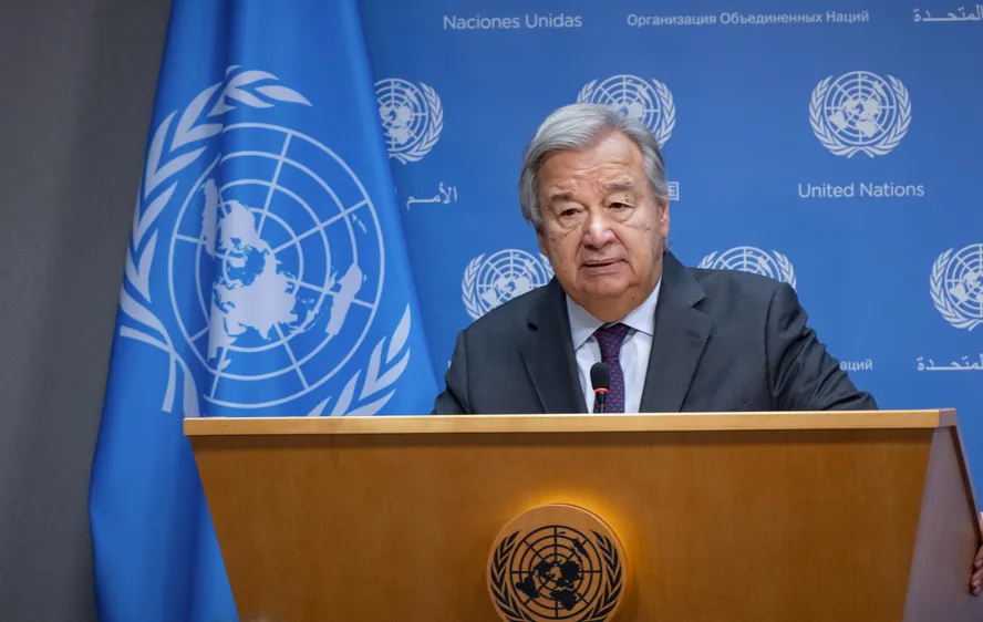 Onu António Guterres Sismo