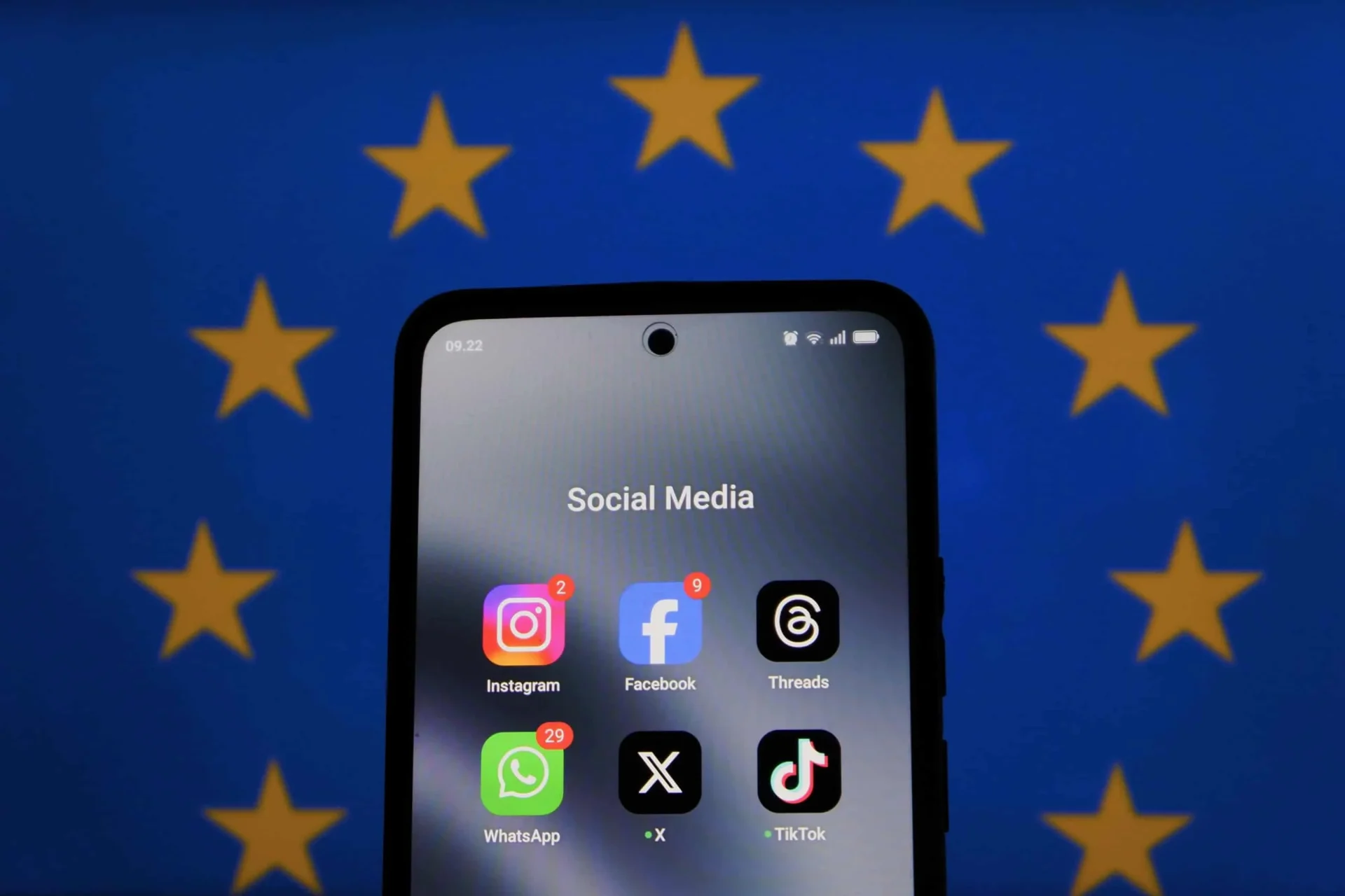 Proibição Redes Sociais Ue