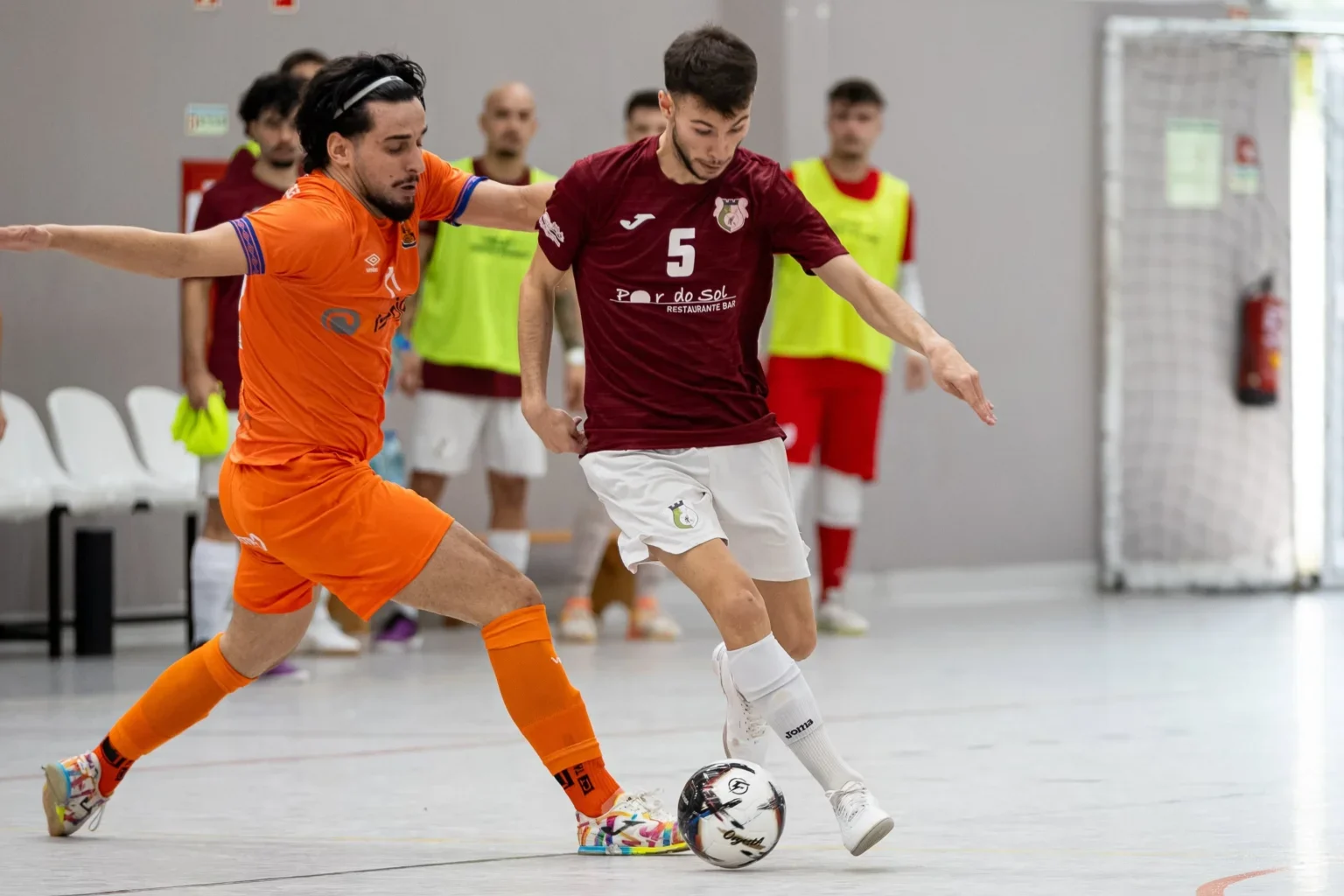 Futsal 2 &ordf; Divis&atilde;o Nacional Viseu 2001 Perdeu Perdeu Por 4 3 Nos A&ccedil;ores Frente Ao Barabarense Foto Scb