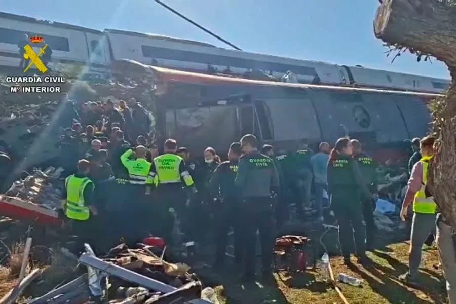 Guardia Civil Acidente Ferroviário