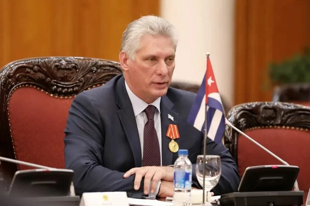 Presidente Cubano Miguel Diaz Canel