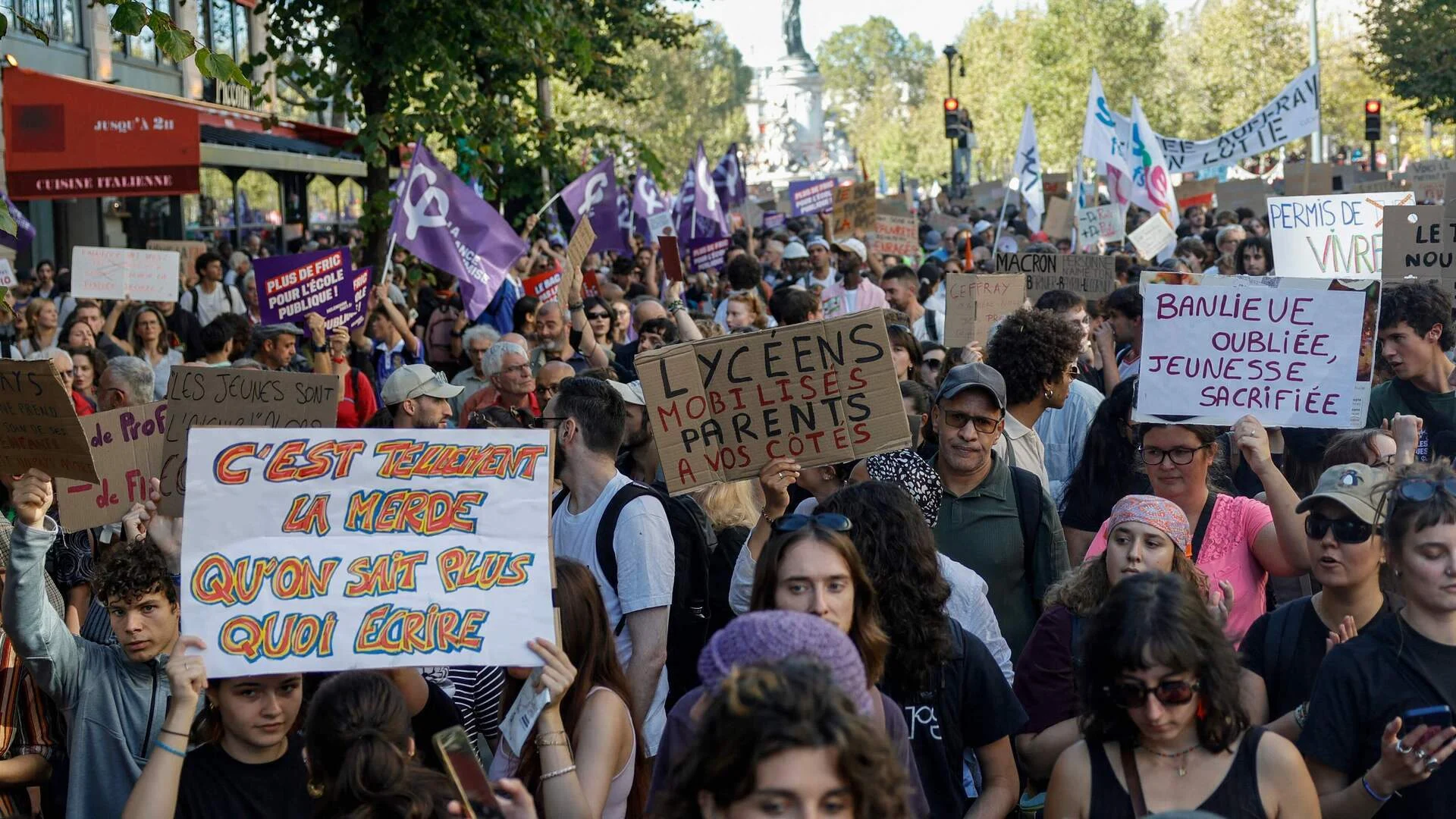 Protestos França